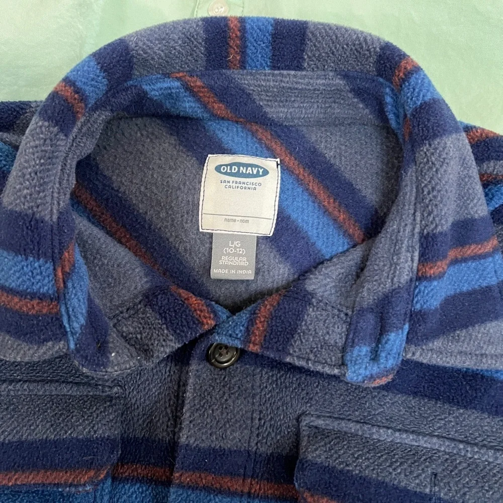 Lot of 4 Boys Button‎ Down Shirts 10-12 Various Brands